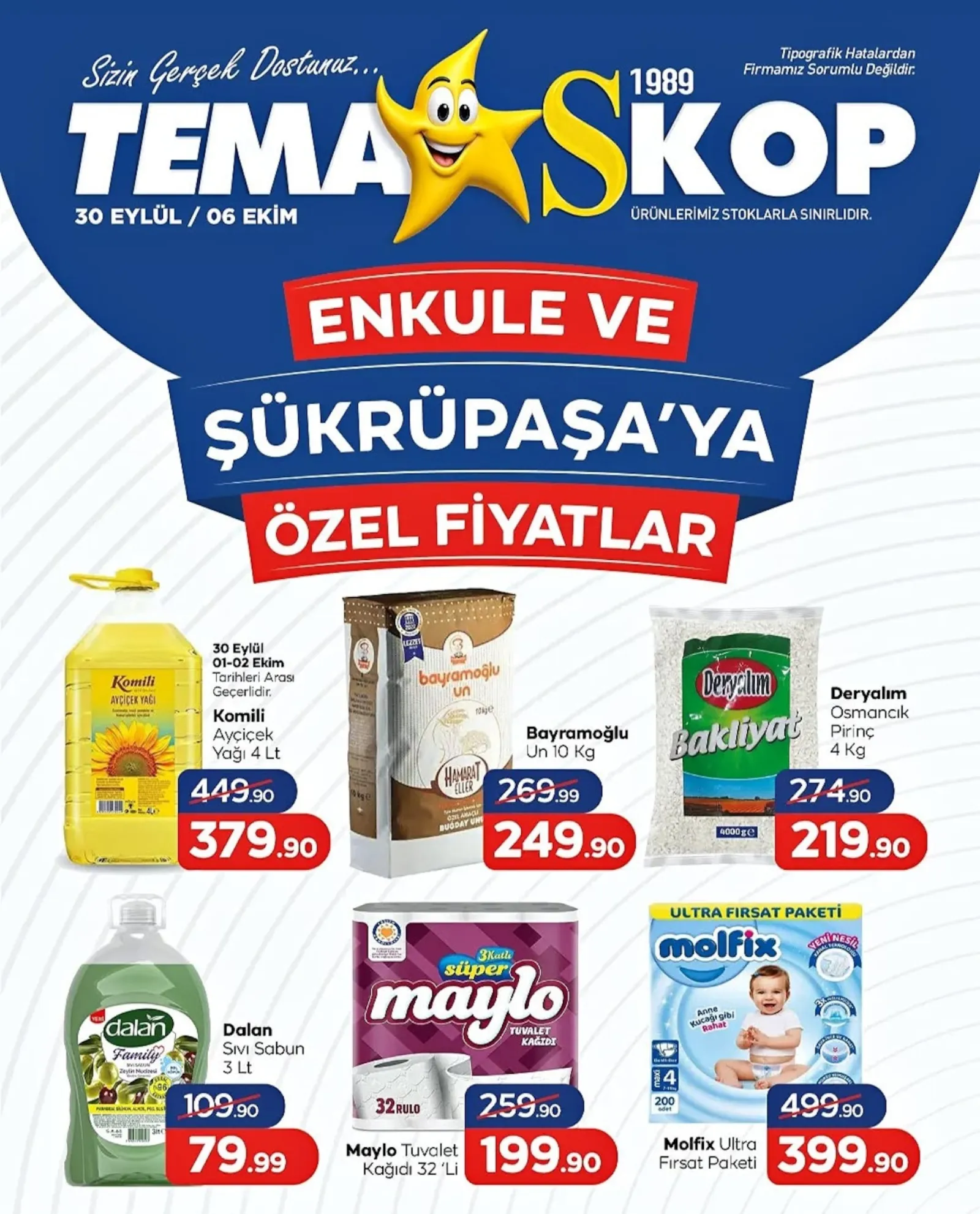 Tema Market broşürü sayfa 1