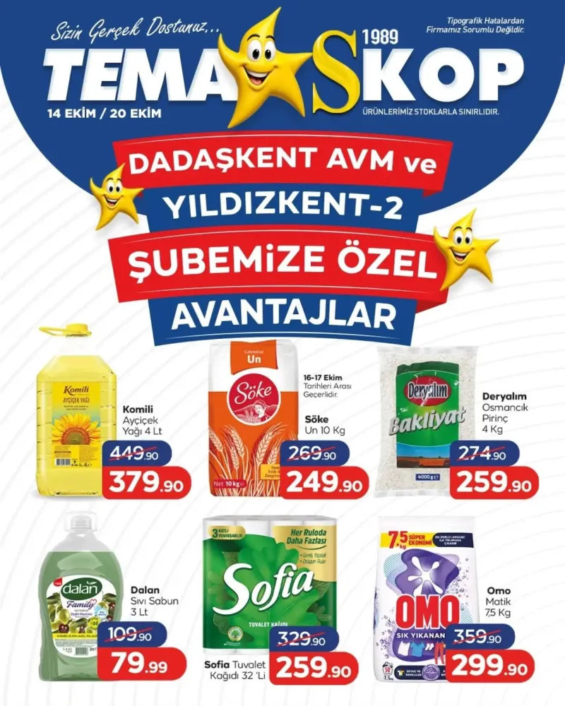 Tema Market broşürü sayfa 1