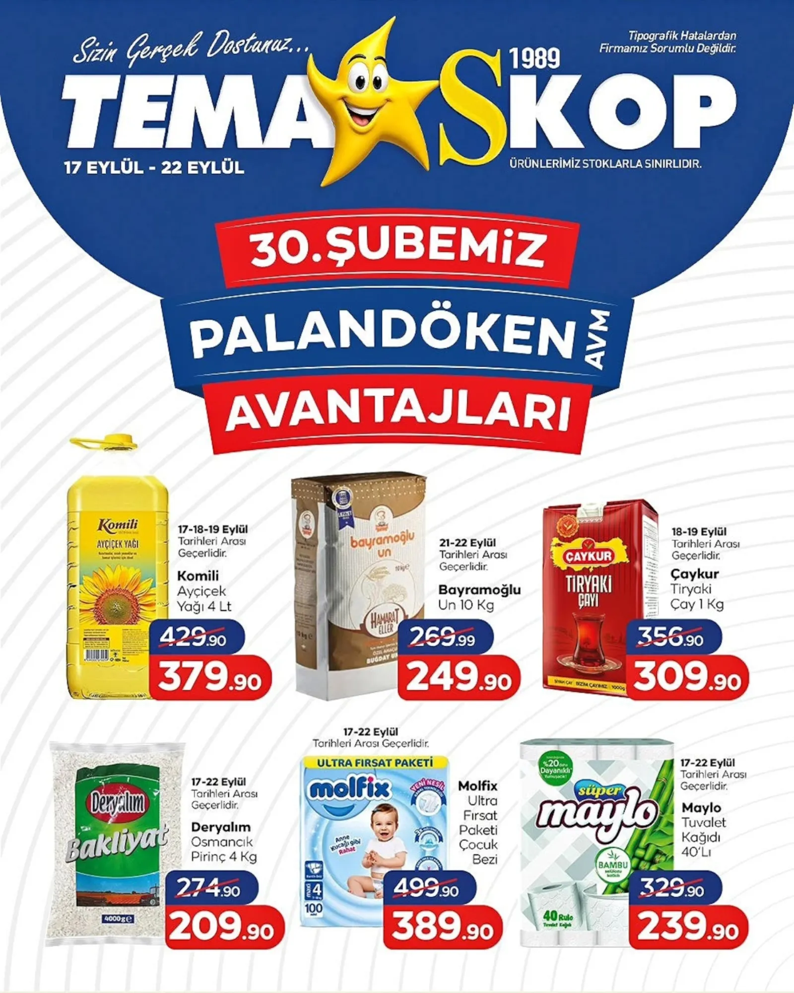 Tema Market broşürü sayfa 1
