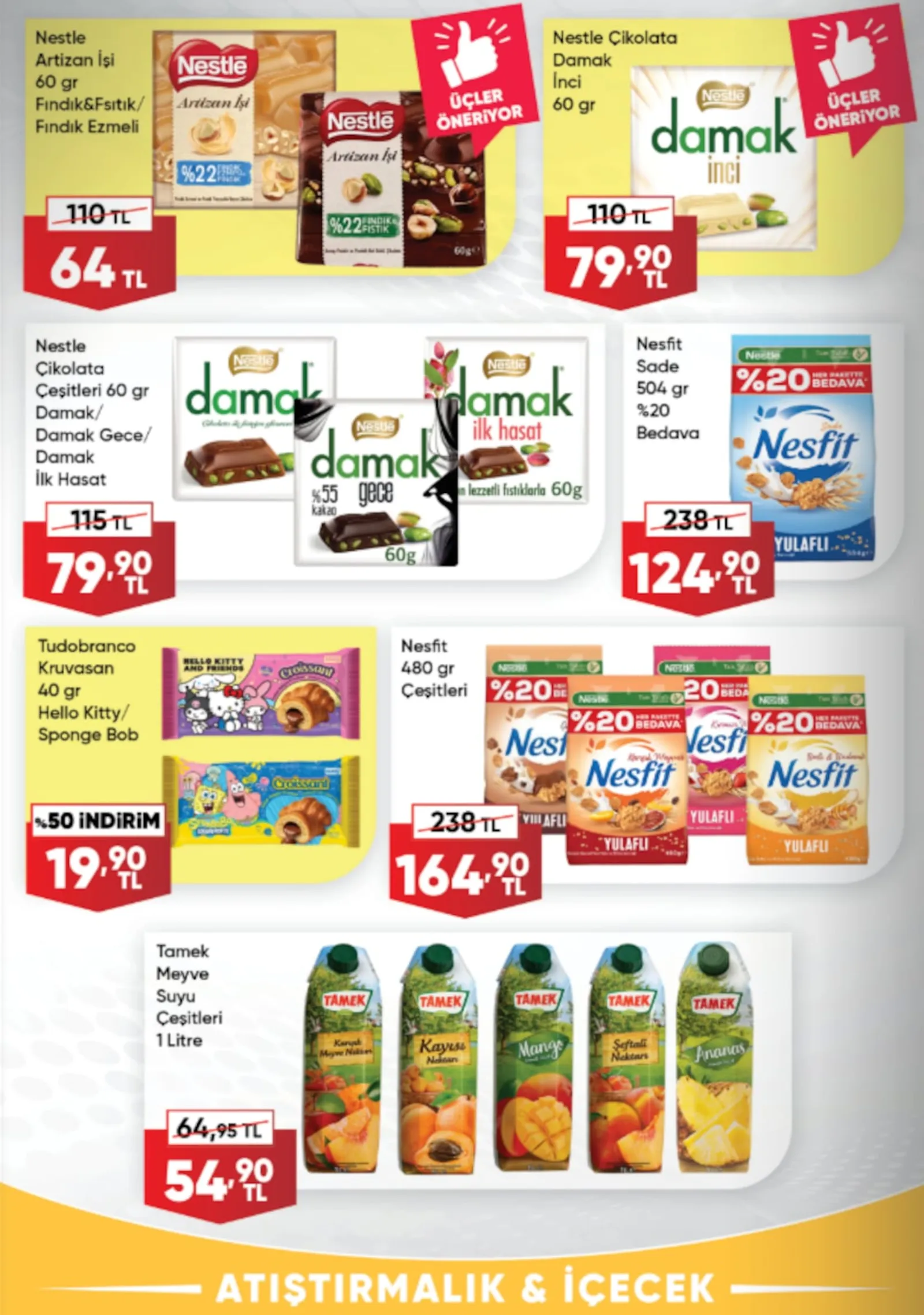 Üçler Market broşürü sayfa 16