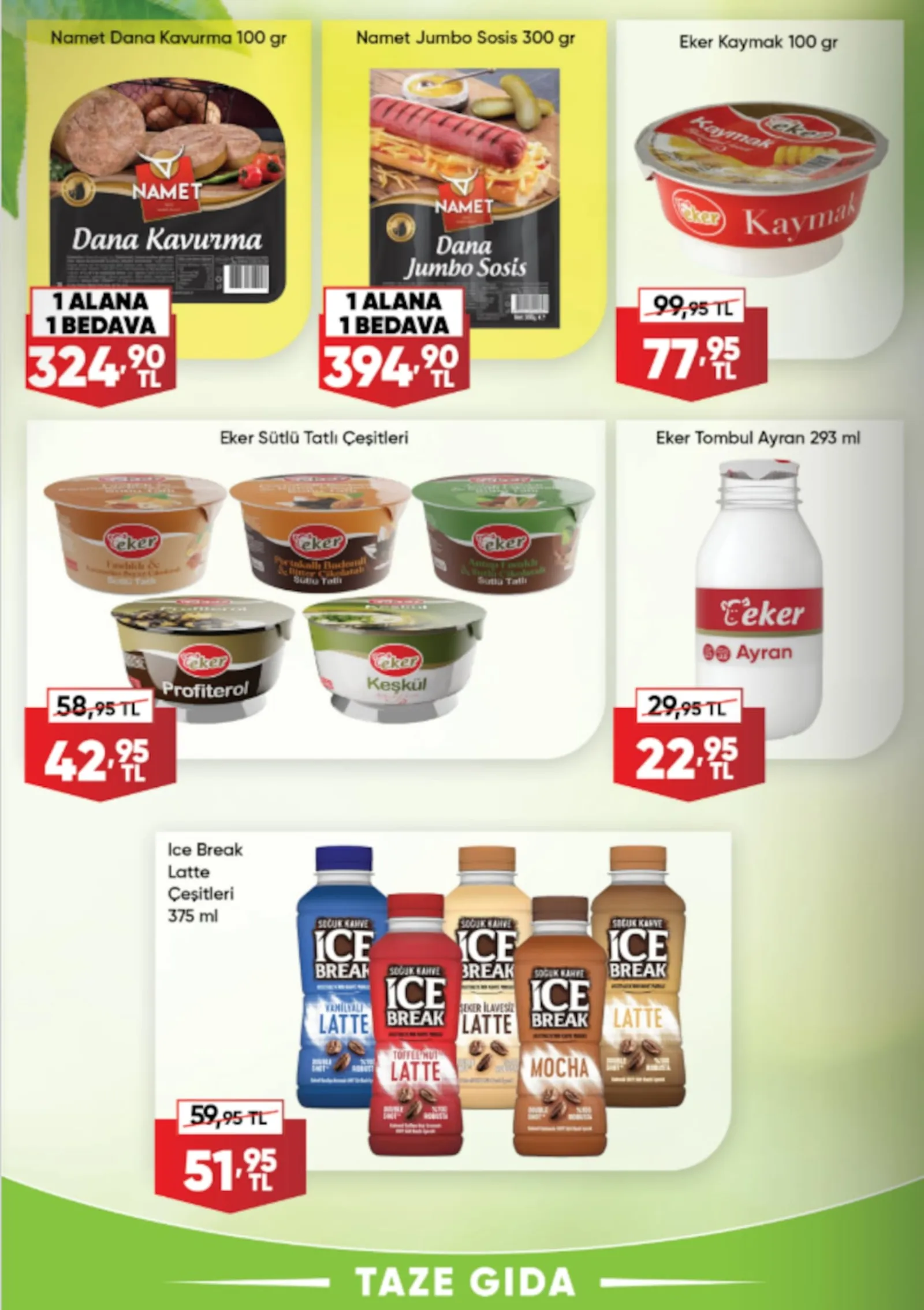 Üçler Market broşürü sayfa 8