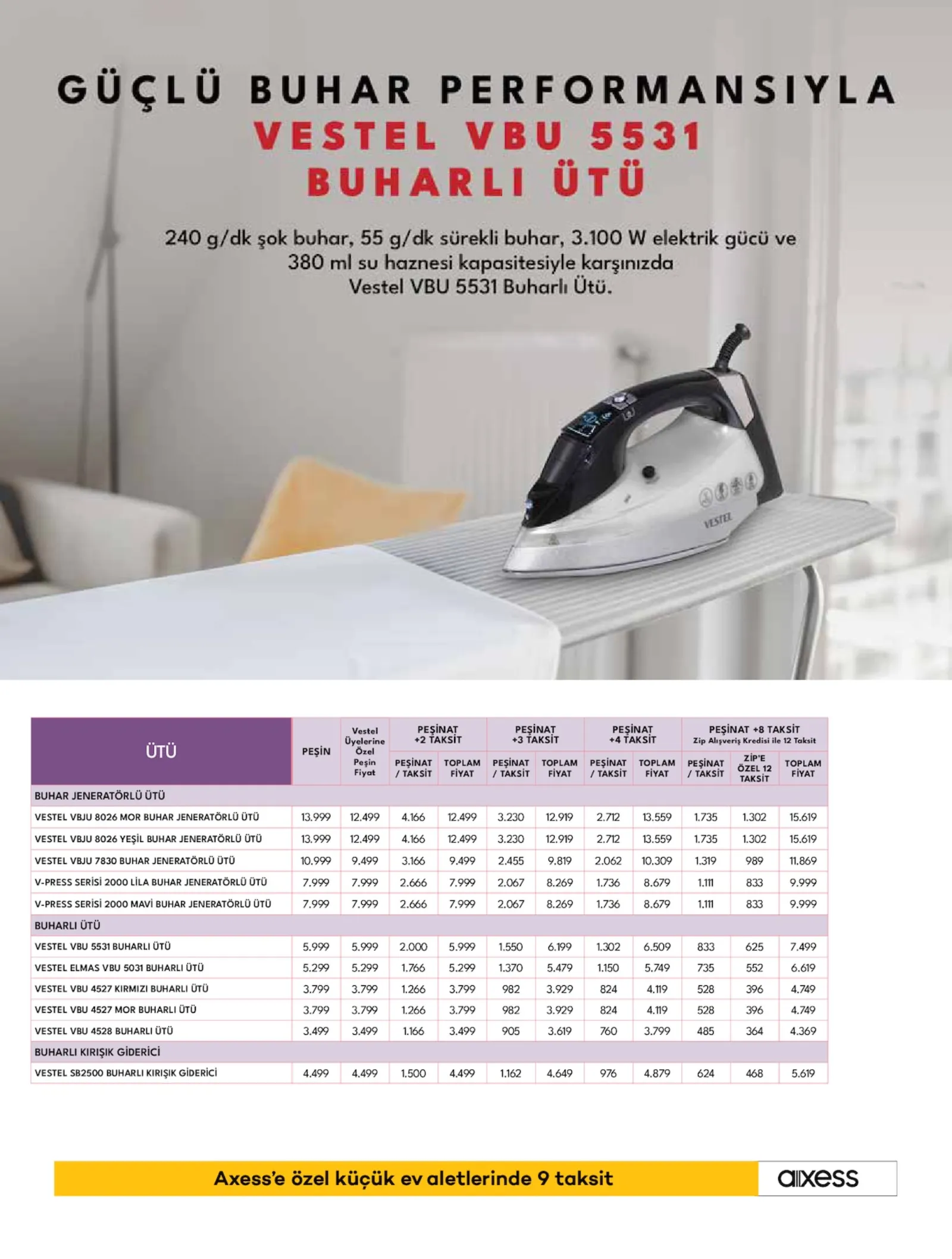 Vestel broşürü sayfa 16