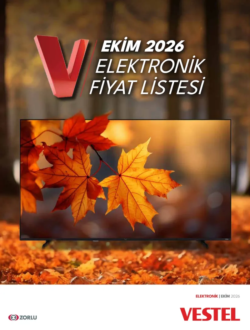 Vestel broşürü sayfa 1