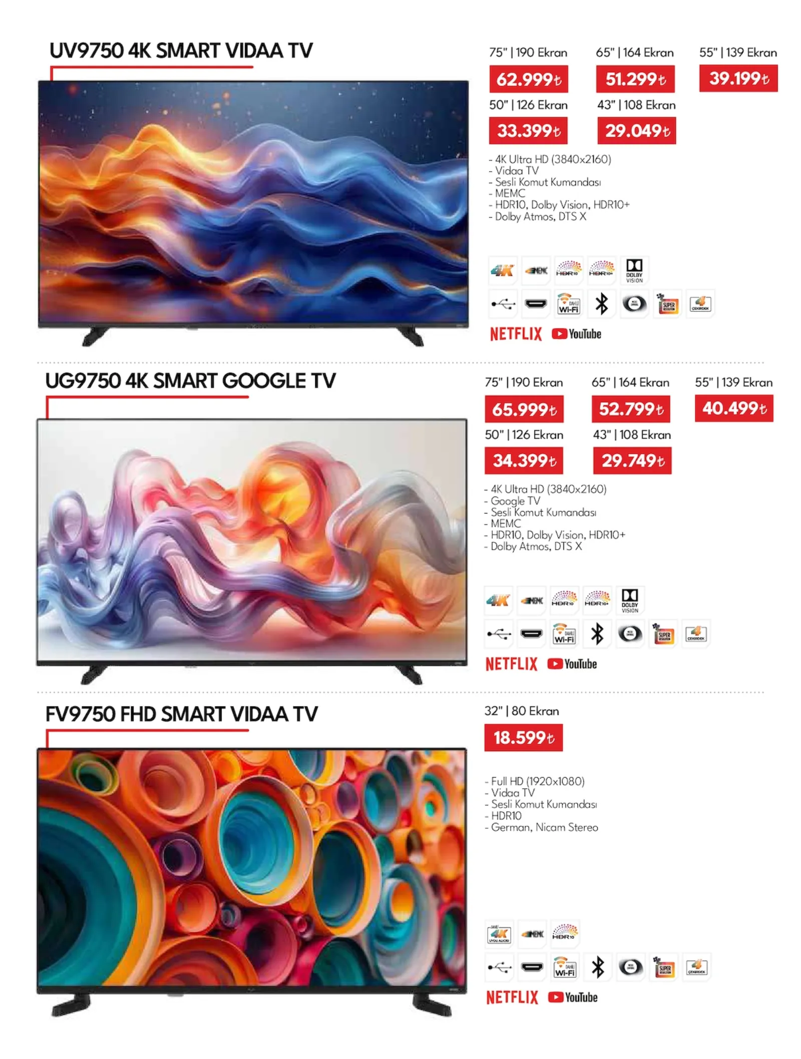 Vestel broşürü sayfa 19