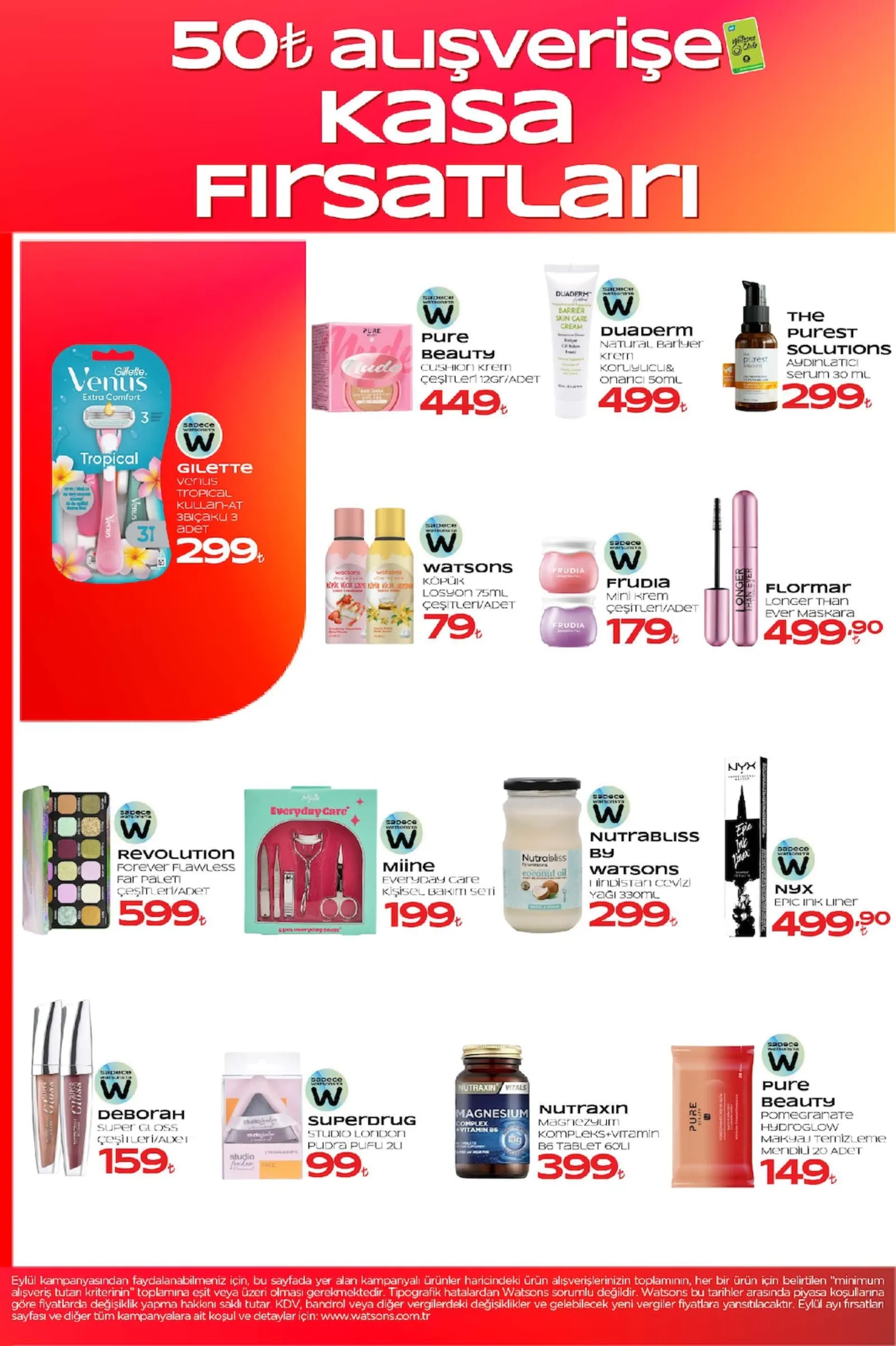 Watsons broşürü sayfa 8