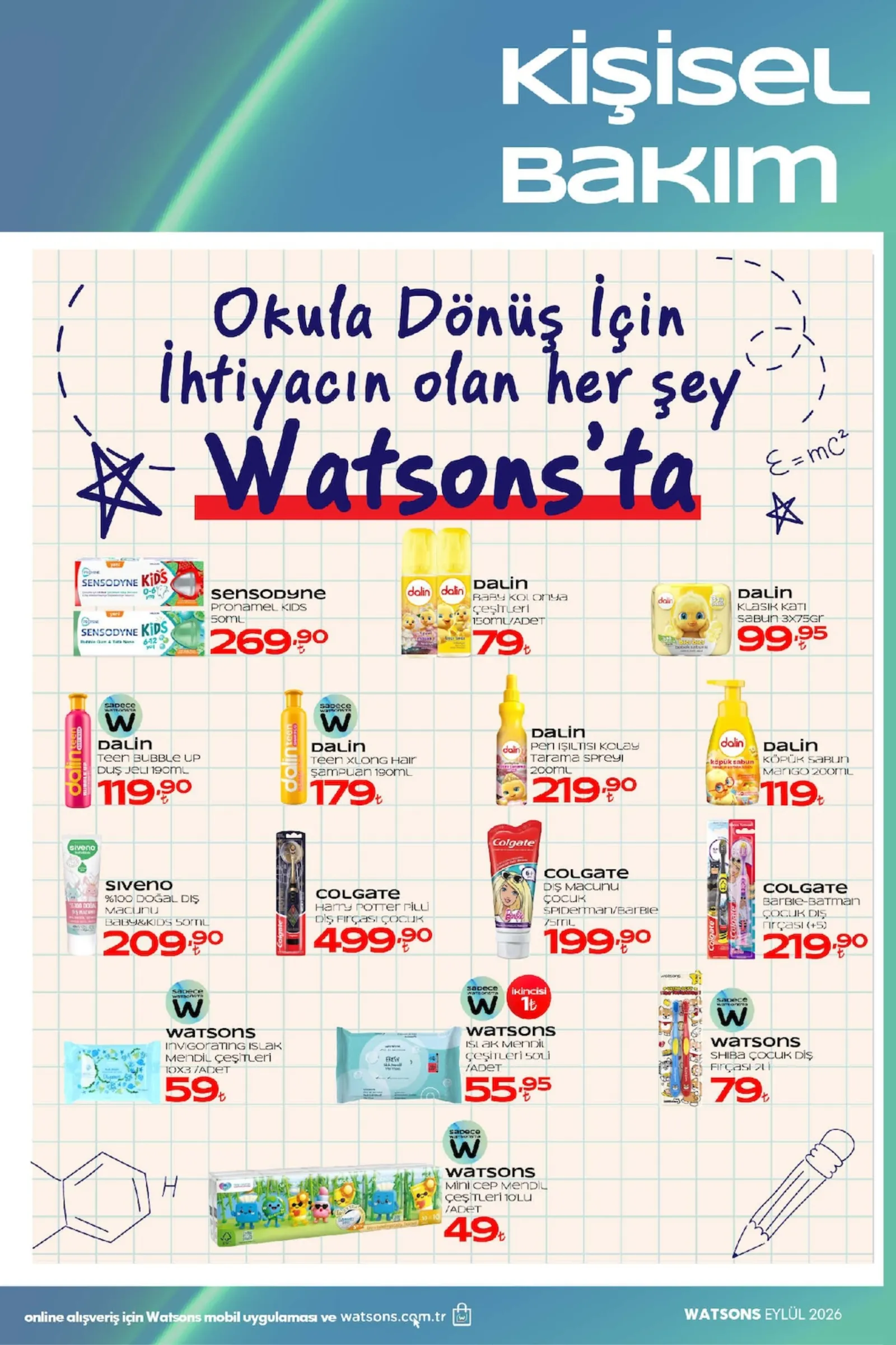Watsons broşürü sayfa 37
