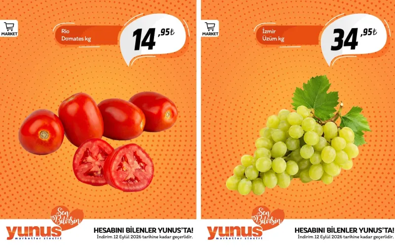 Yunus Market broşürü sayfa 1