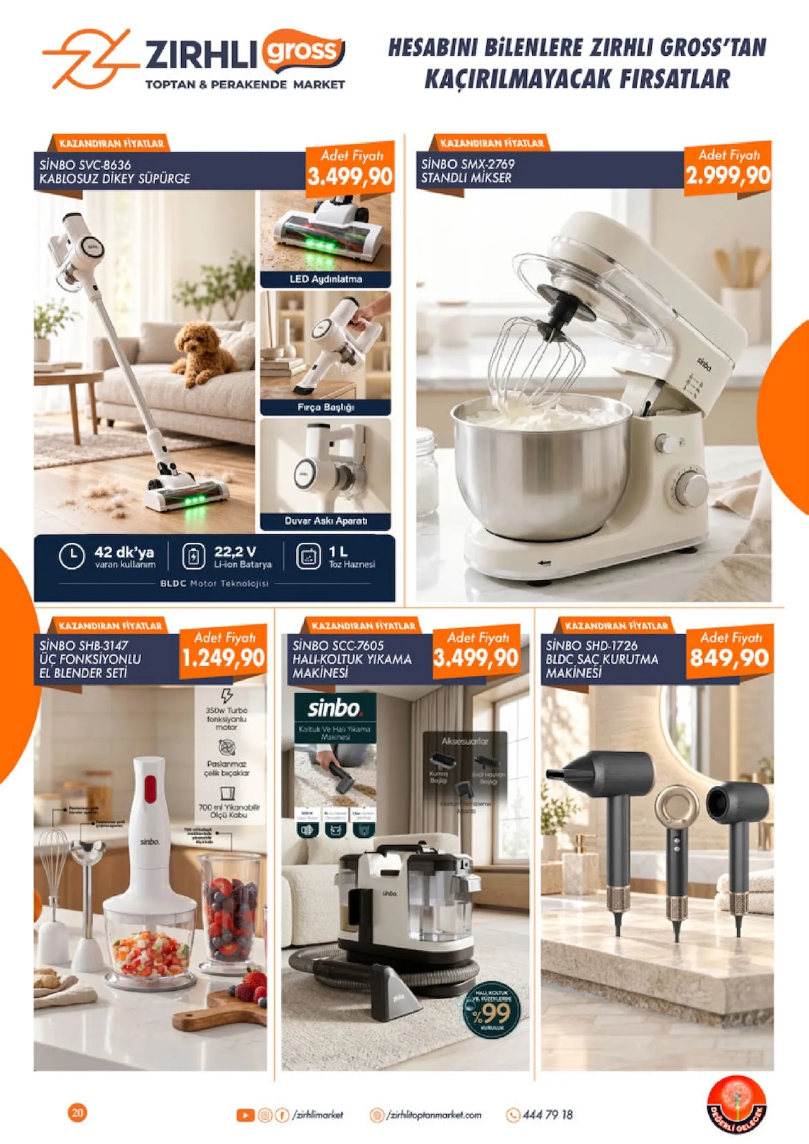 Zırhlı Toptan Market broşürü sayfa 20