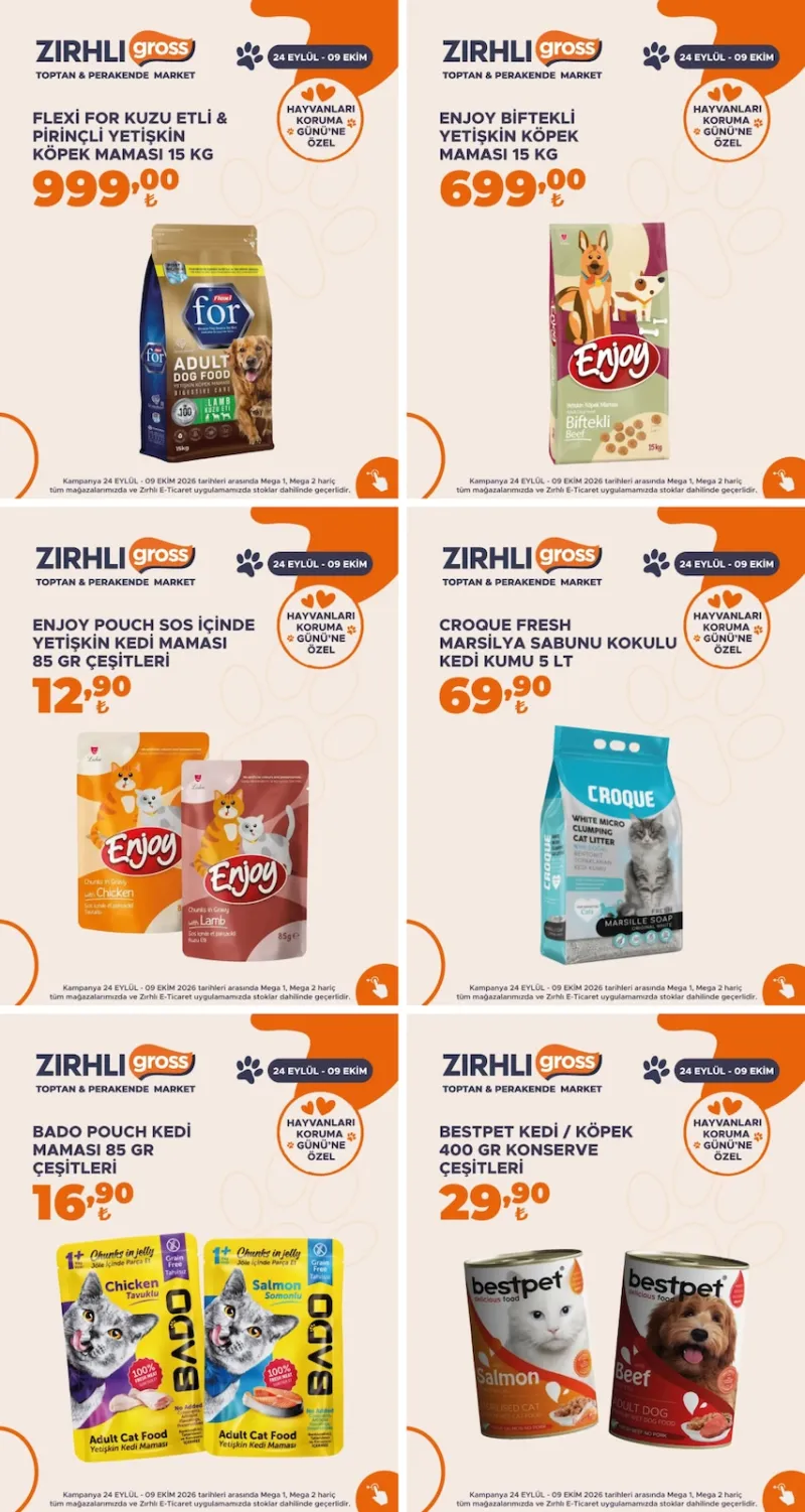 Zırhlı Toptan Market broşürü sayfa 1