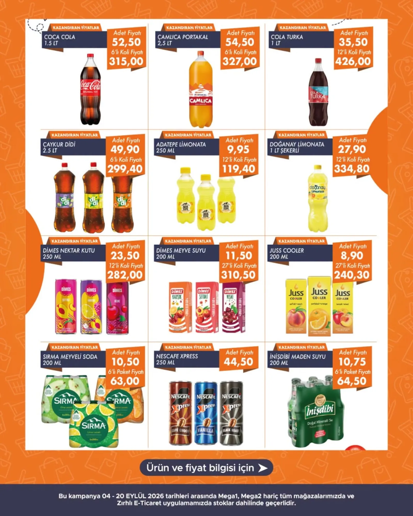 Zırhlı Toptan Market broşürü sayfa 20