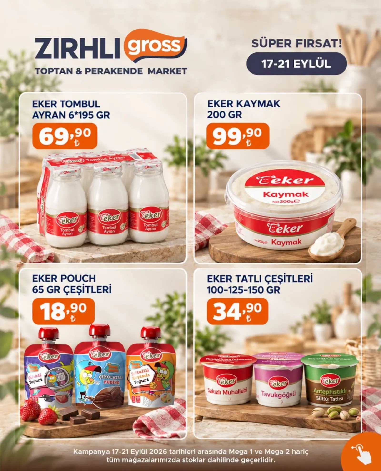 Zırhlı Toptan Market broşürü sayfa 1