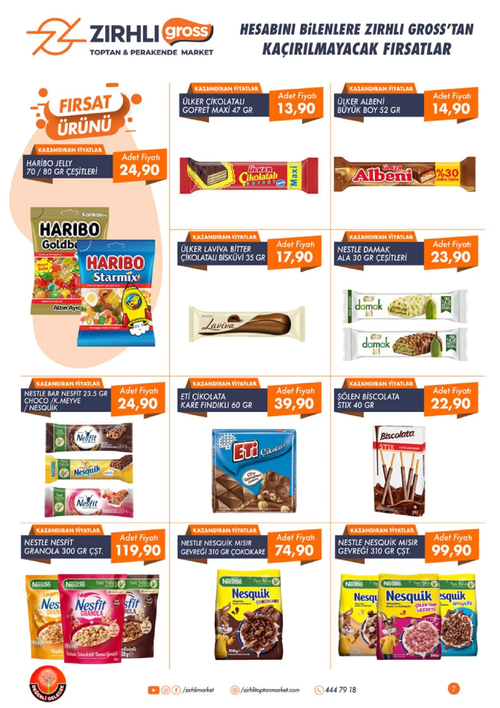 Zırhlı Toptan Market broşürü sayfa 7