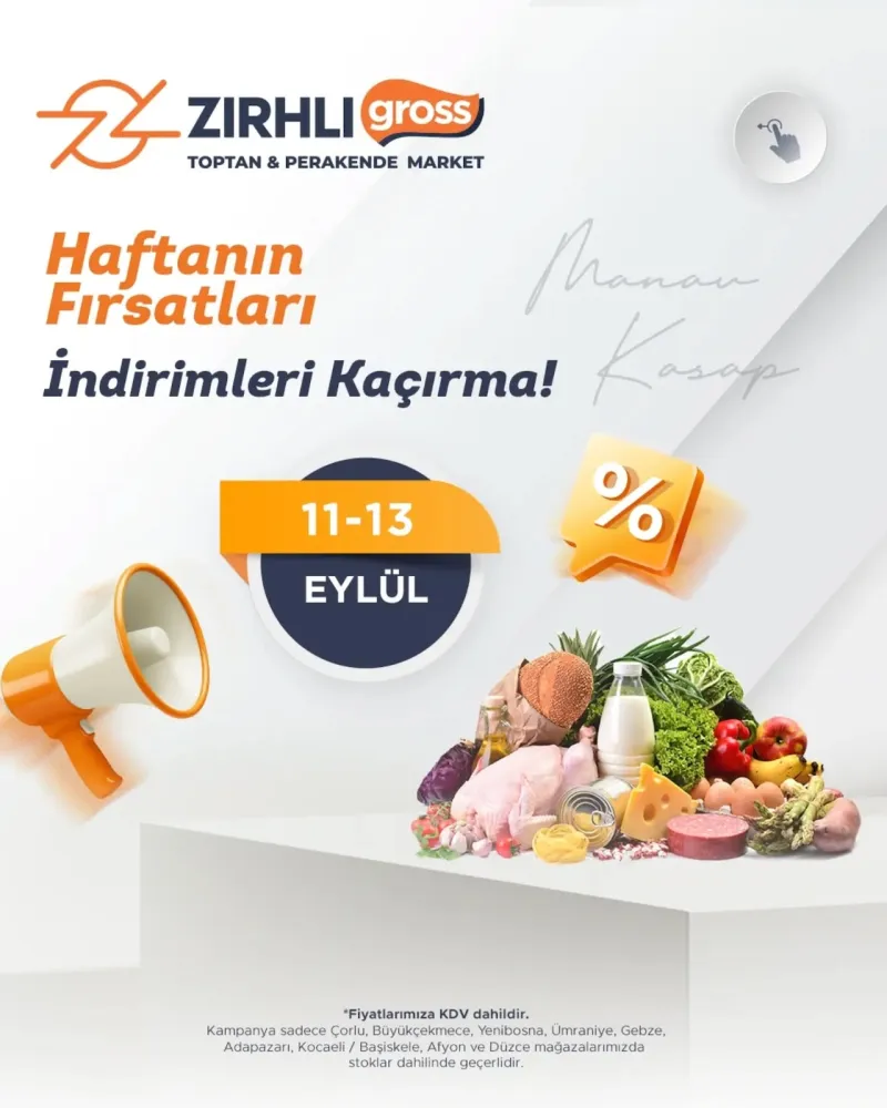 Zırhlı Toptan Market broşürü