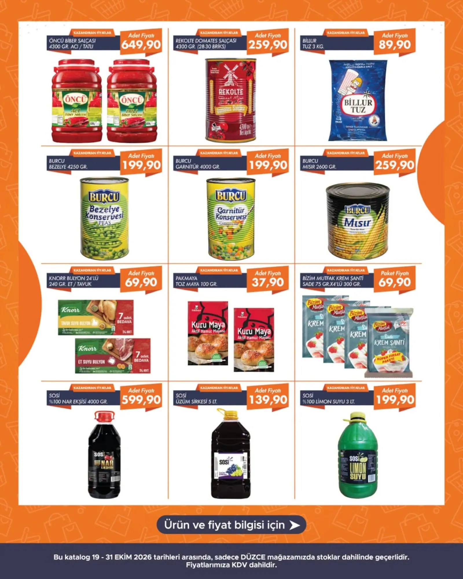 Zırhlı Toptan Market broşürü sayfa 7