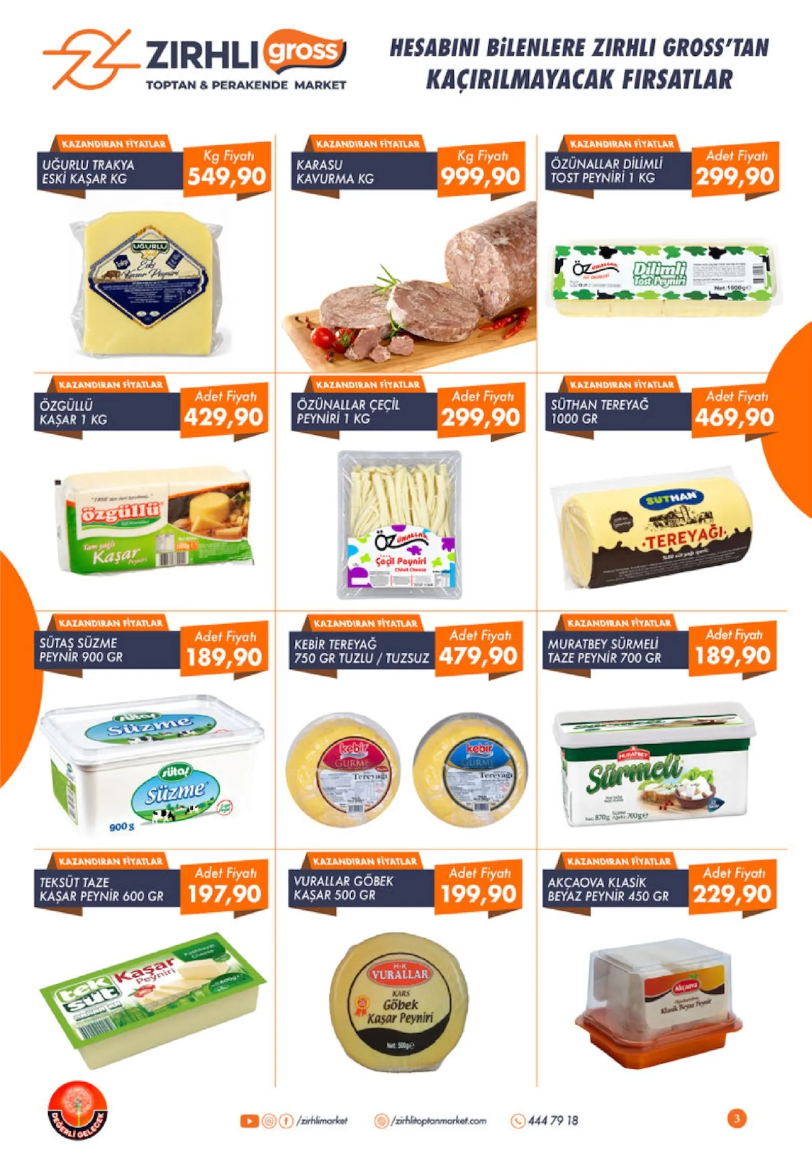 Zırhlı Toptan Market broşürü sayfa 3