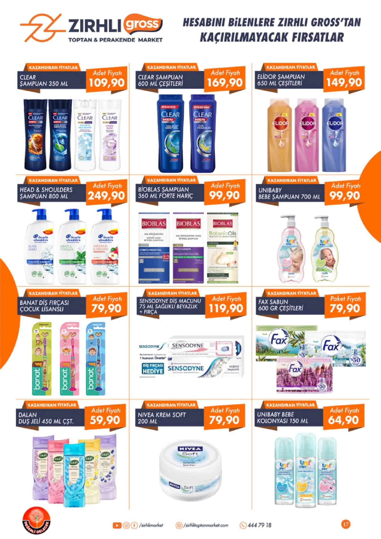 Zırhlı Toptan Market broşürü sayfa 17