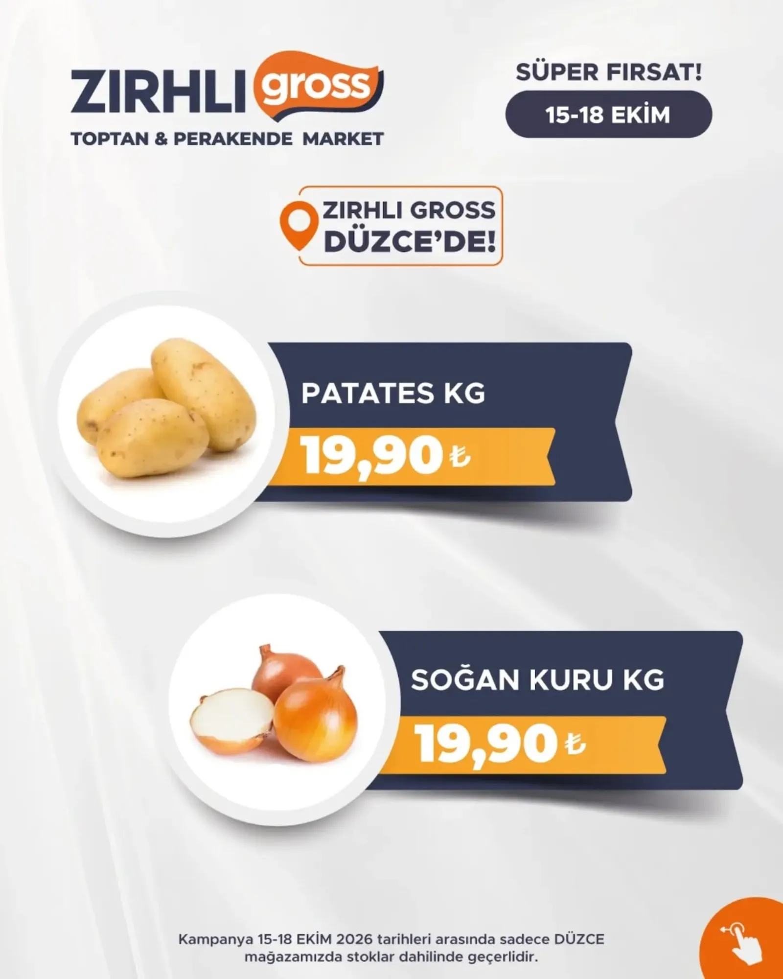 Zırhlı Toptan Market broşürü sayfa 1