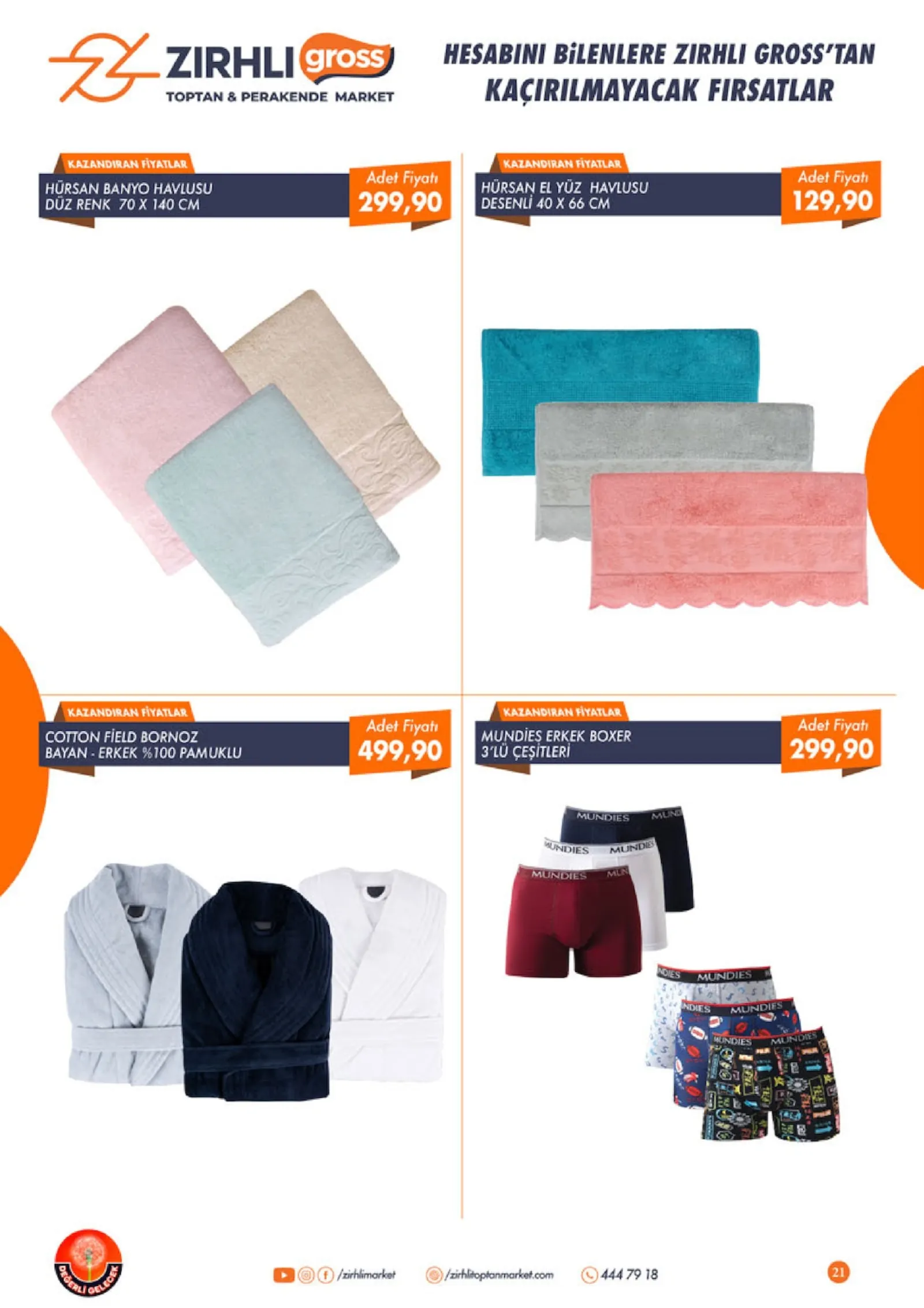 Zırhlı Toptan Market broşürü sayfa 21