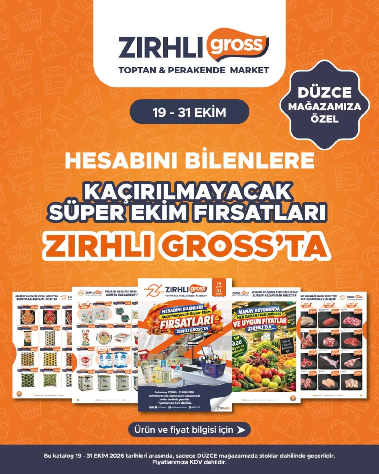 Zırhlı Toptan Market broşürü sayfa 1